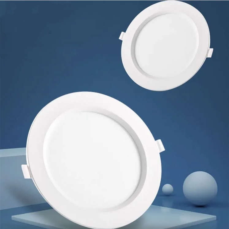 Down Lights 6W LED Round Panel Recessed Ceiling Lamp Down Light with 220V LED Driver was